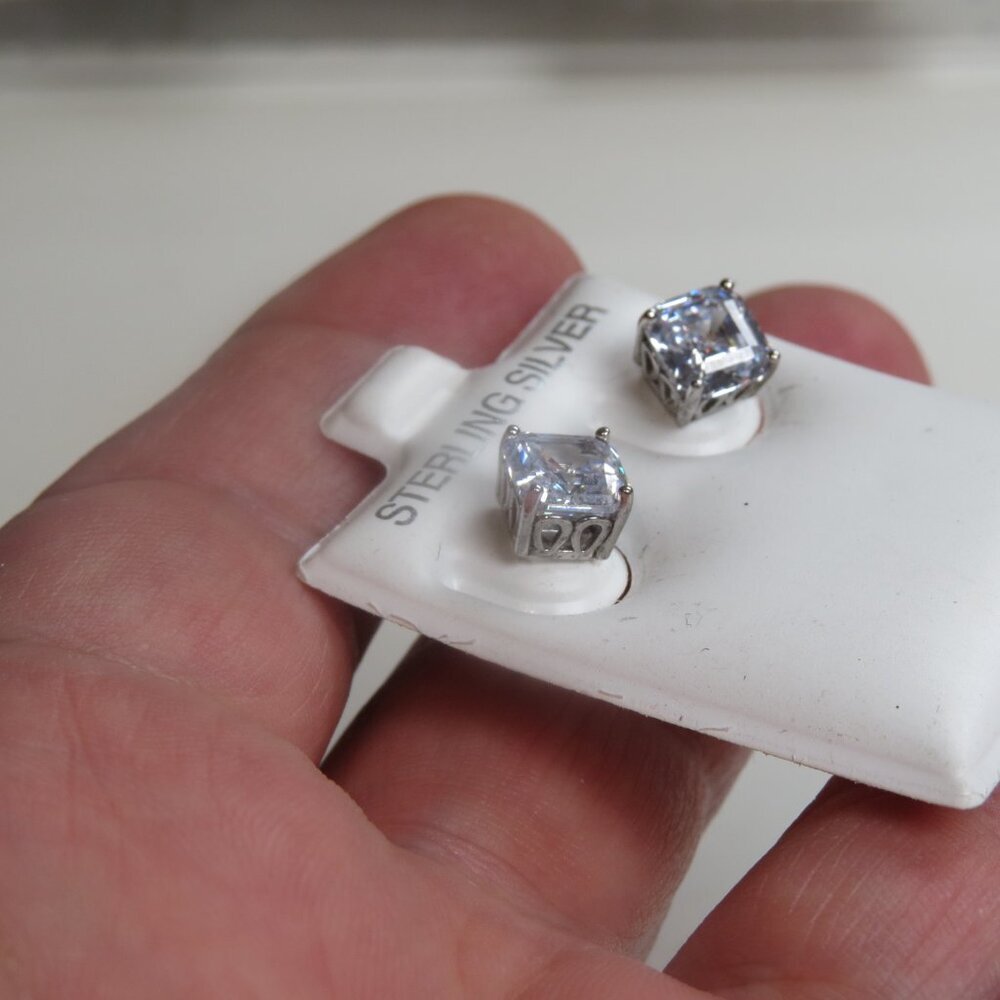 Sterling Silver Earring Hand Crafted View 2